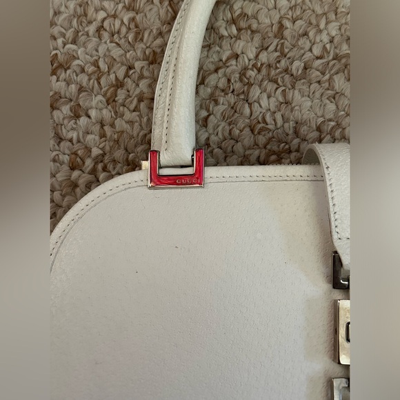 Vintage GUCCI Jackie Leather Handbag Silver Hardware - Picture 4 of 11